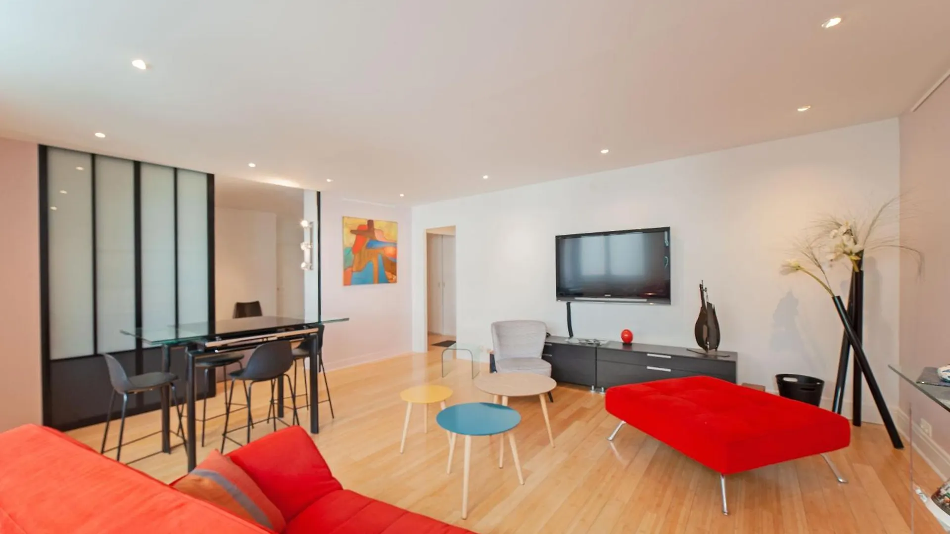 פריז Large Pleasant Studio Alcove In Center 0*,